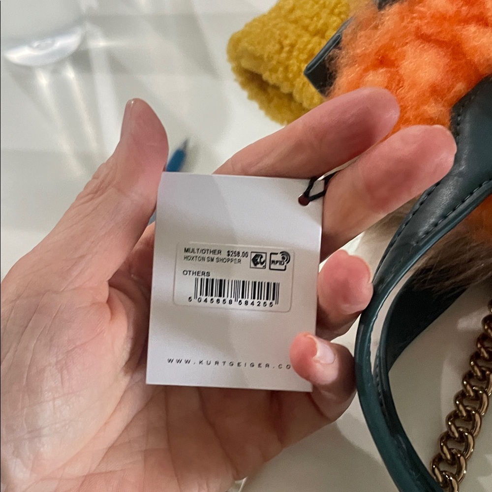 Kurt Geiger Multicolor Patchwork Fur Shoulder Bag… - image 9